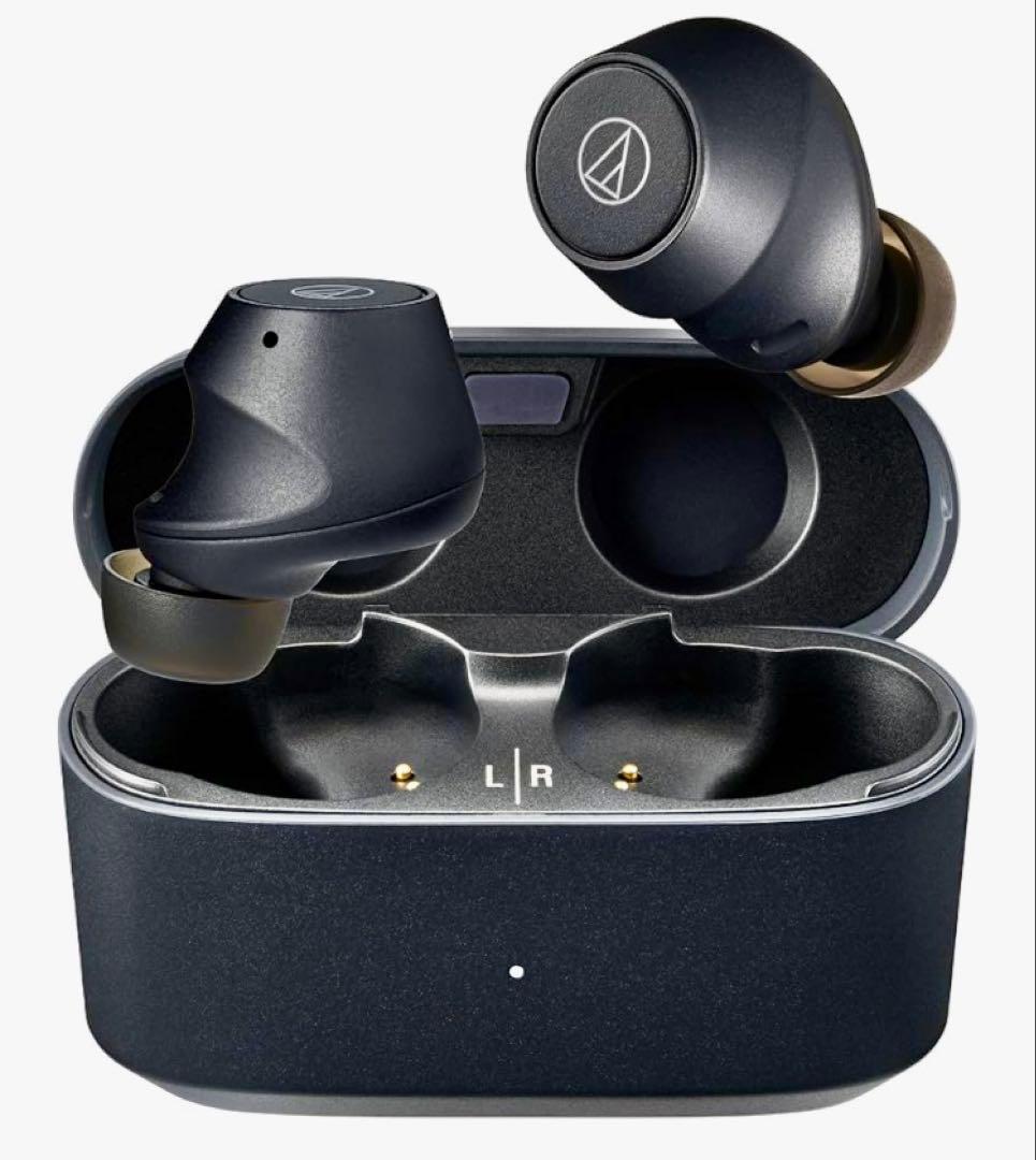 新品ワイヤレスイヤホン黒ATH-CKS30TW＋【カスタム版】オーディオテクニカ