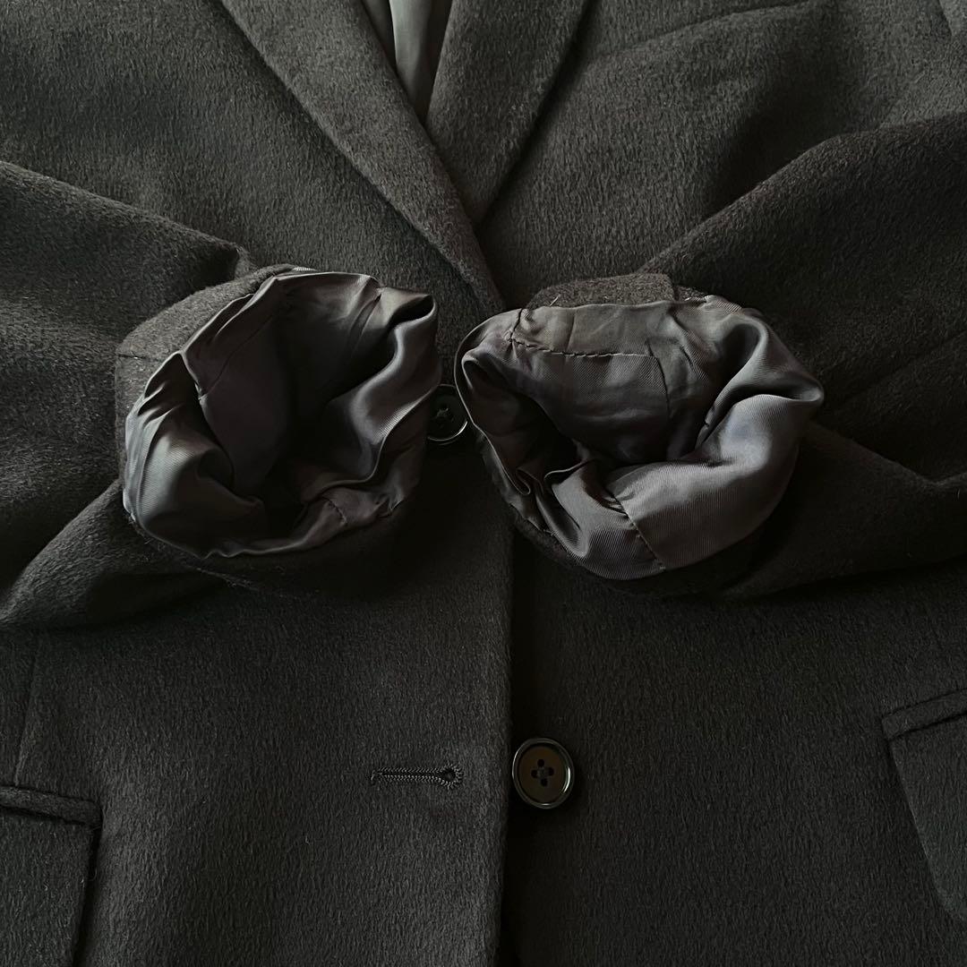 美品☆ブルックスブラザーズ カシミヤ100% テーラードジャケット XL 黒