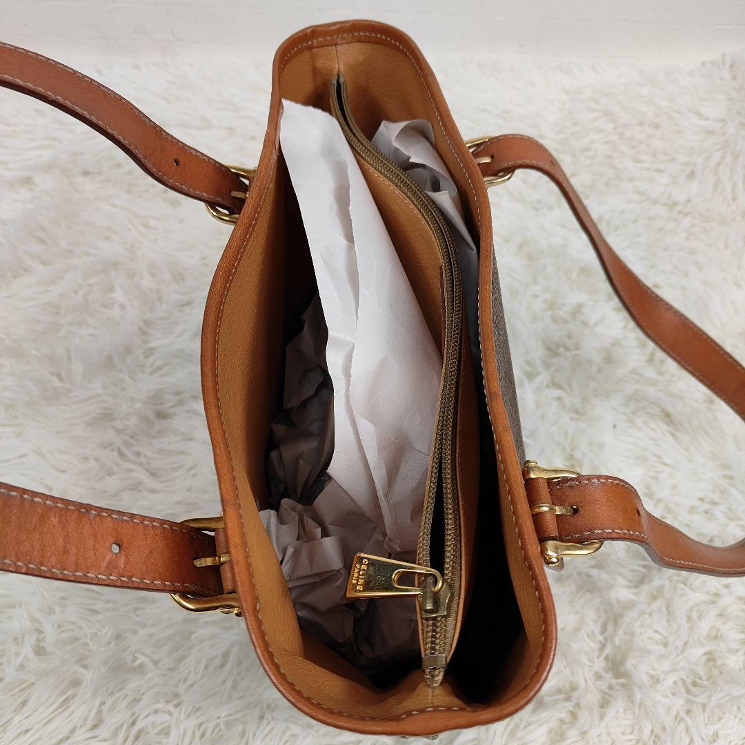 本日限定価格　セリーヌ　トートバッグ　マカダム　トリオンフ　型押し　バケツ型