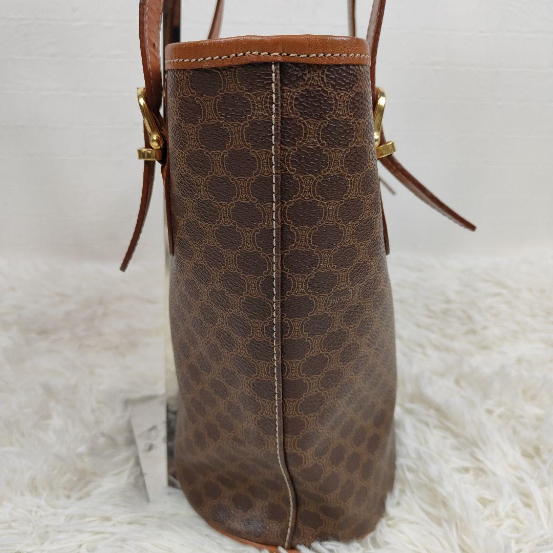 本日限定価格　セリーヌ　トートバッグ　マカダム　トリオンフ　型押し　バケツ型