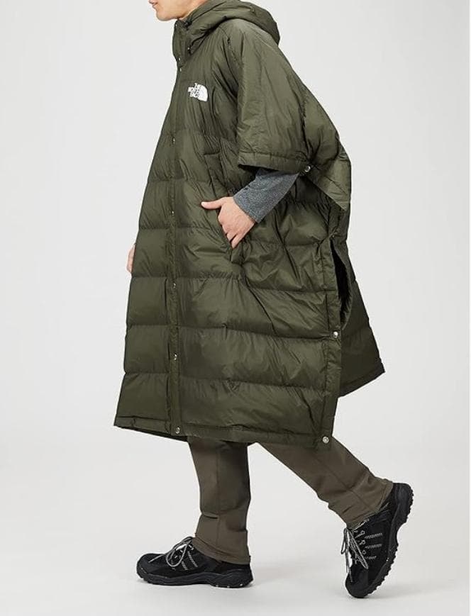 新品　ノースフェイス　PADDED PONCHO COAT　パデッドポンチョ