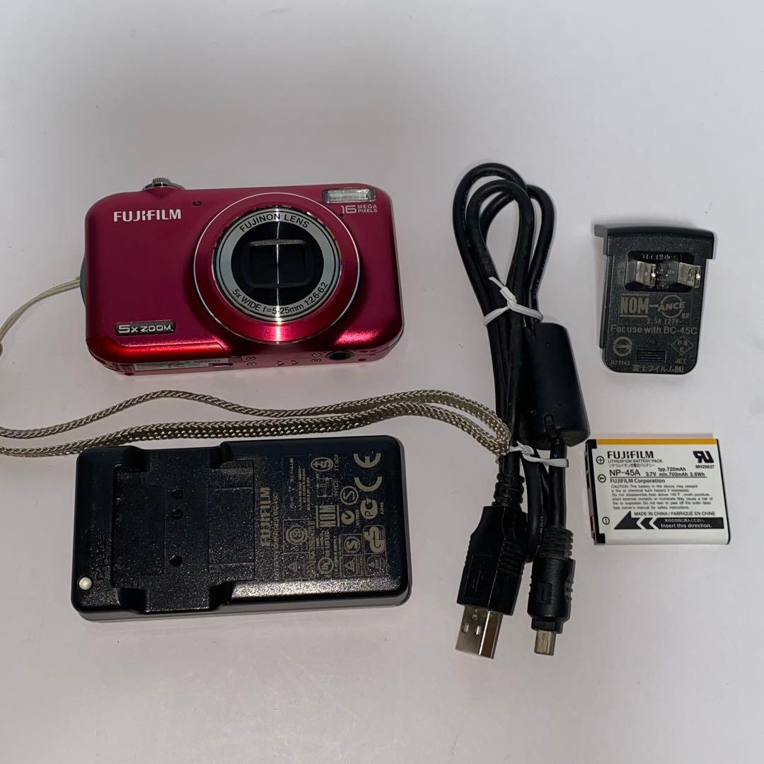 【美品】富士フィルムFUJIFILM FINEPIX JX400 デジタルカメラ