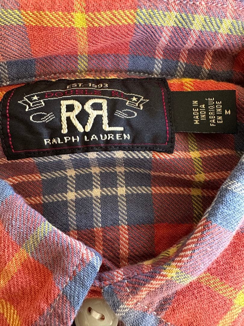 ダブルアールエル ラルフローレン チェックメンズシャツ
