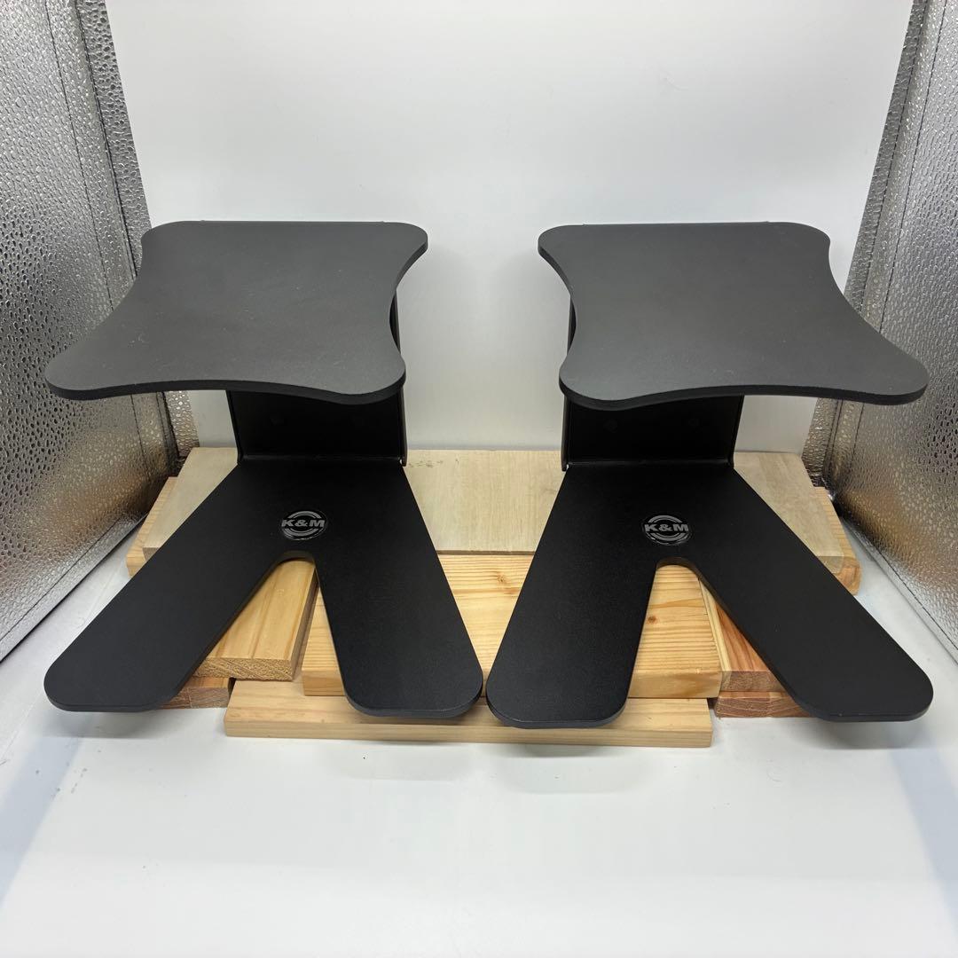 K&M 26772 スピーカースタンド セットPC ペア デスクトップ型