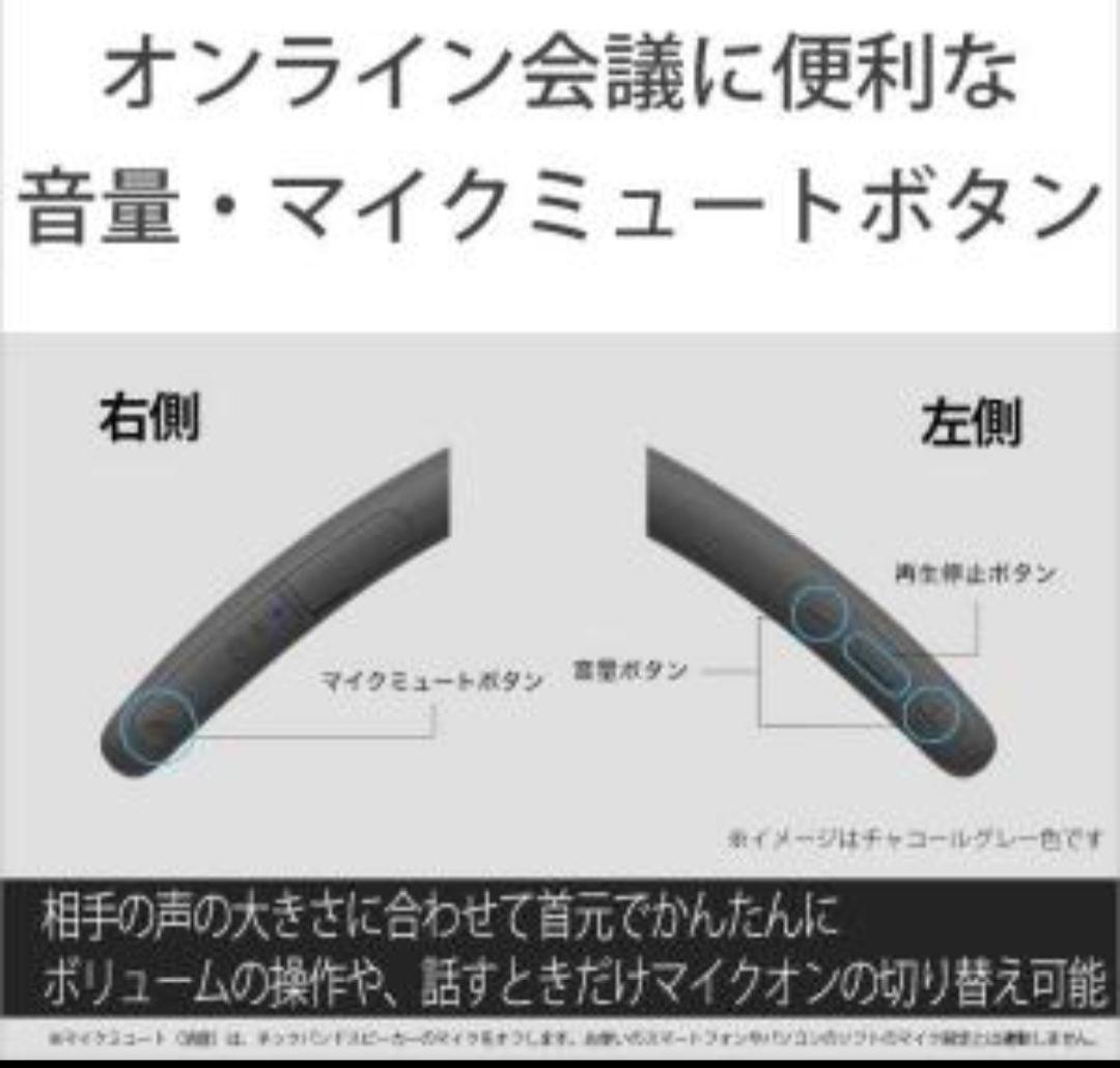 新品❤未使用 ほぼ未使用 ソニー SONY ワイヤレスネックバンドスピーカー