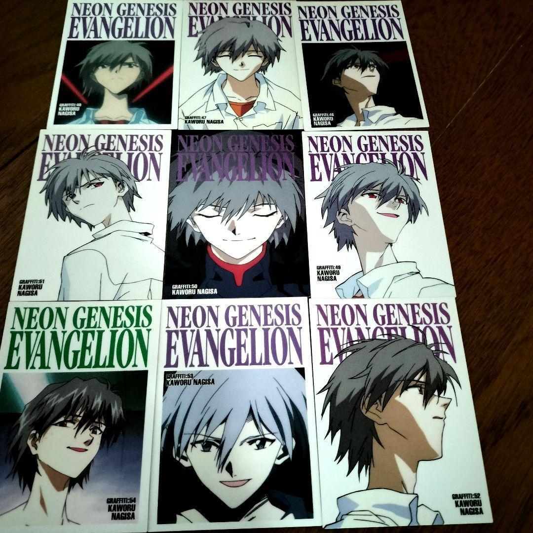 エラーカード入り！　カードダスマスターズ　渚カヲル　パズル　9枚セット