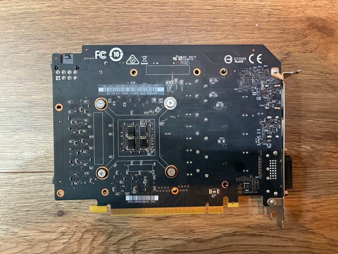 グラフィックボード・グラボ・ビデオカード MSI GeForce GTX 1660 Ti AERO ITX 6G OC