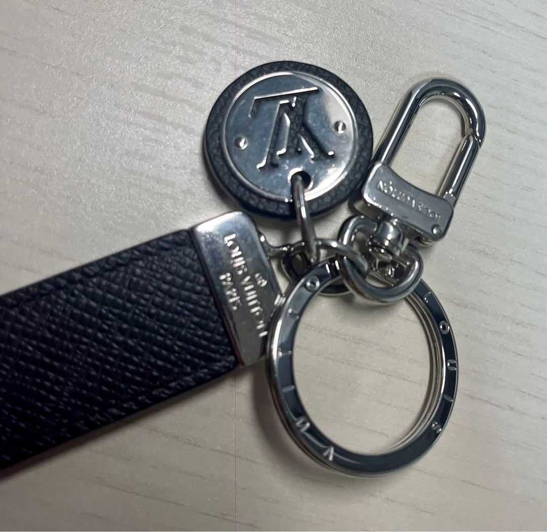 Louis Vuitton キーホルダー ブラックレザー