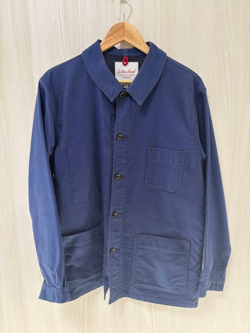 Le Sans Pareil ネイビー モールスキンジャケット　サイズ42