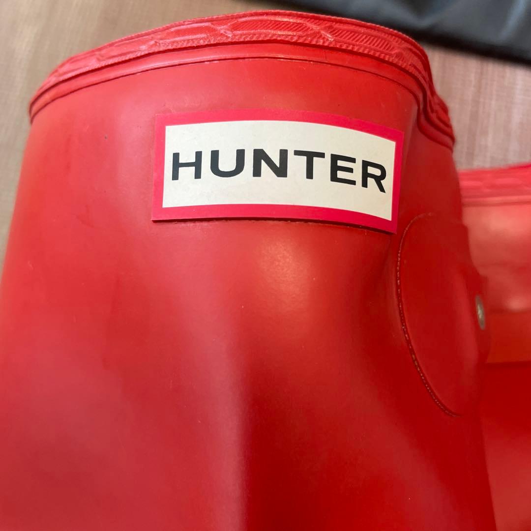 希少⭐︎HUNTER 折りたたみ　ハンターパッカブルレインブーツ