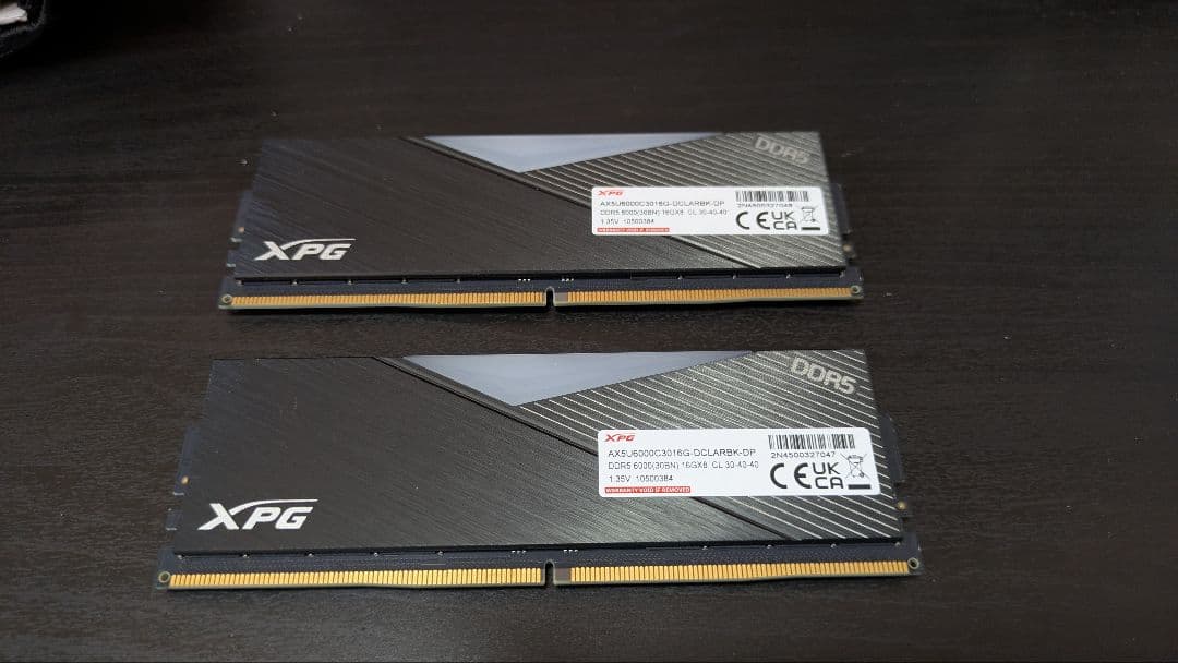 パ*き様 XPG Lancer RGB DDR5 32GB 6000MT/s メ