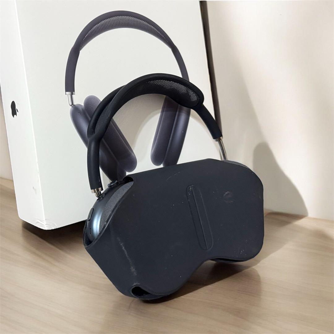 【中古・美品】AirPodsMax 第二世代ミッドナイト キズあり保証残りあり