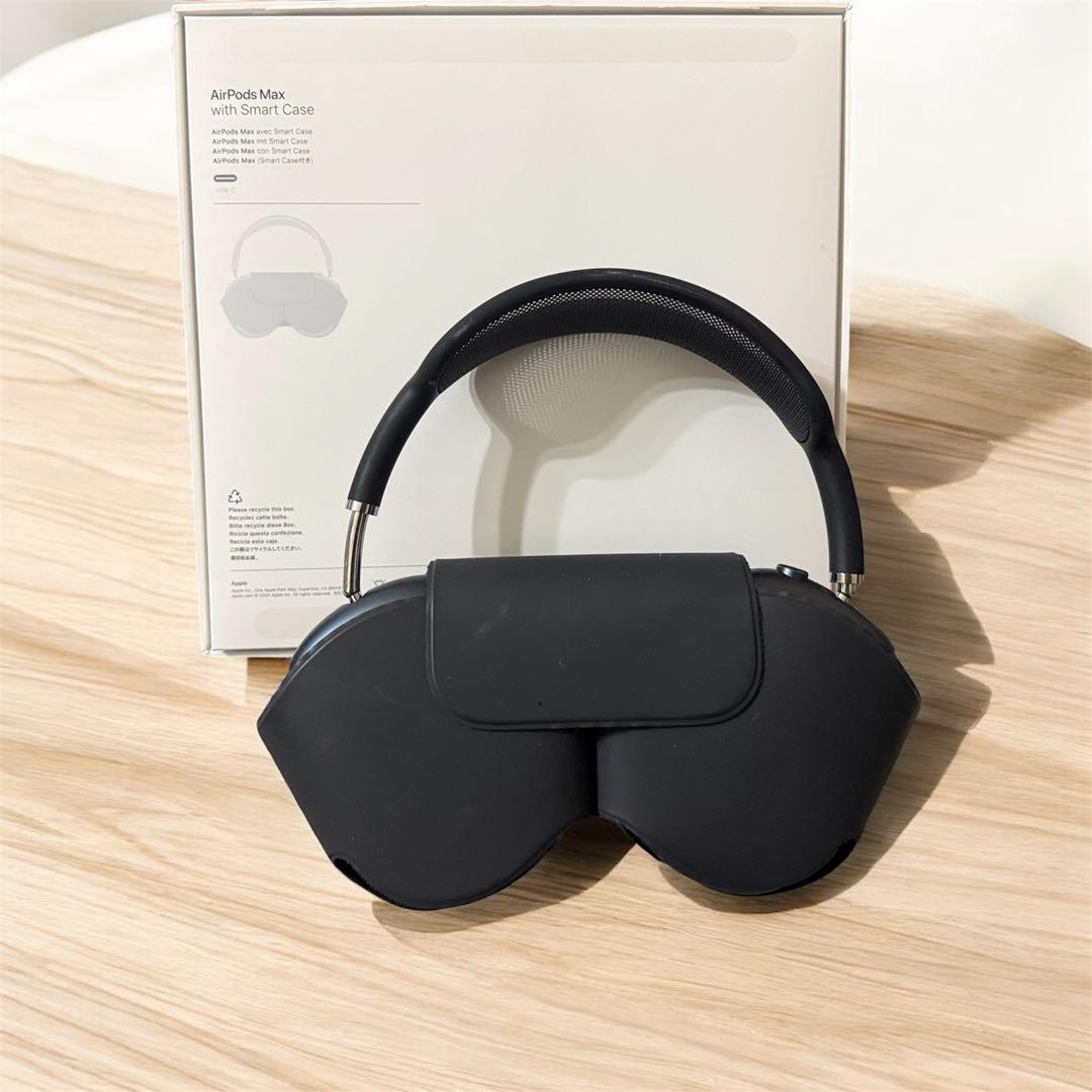 【中古・美品】AirPodsMax 第二世代ミッドナイト キズあり保証残りあり