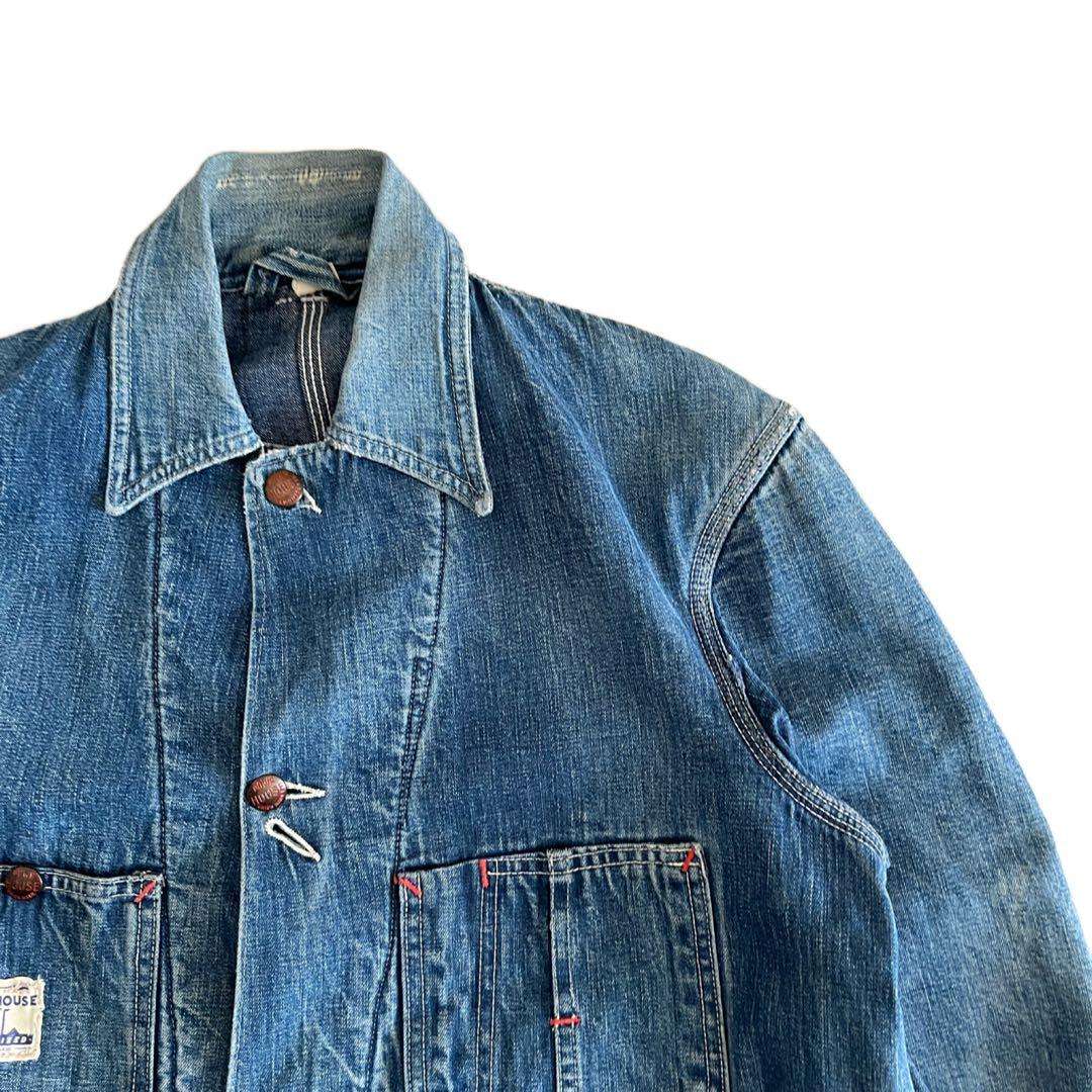 40s/50s/Powr House/36/カバーオール/WWⅡ/大戦/4ボタン