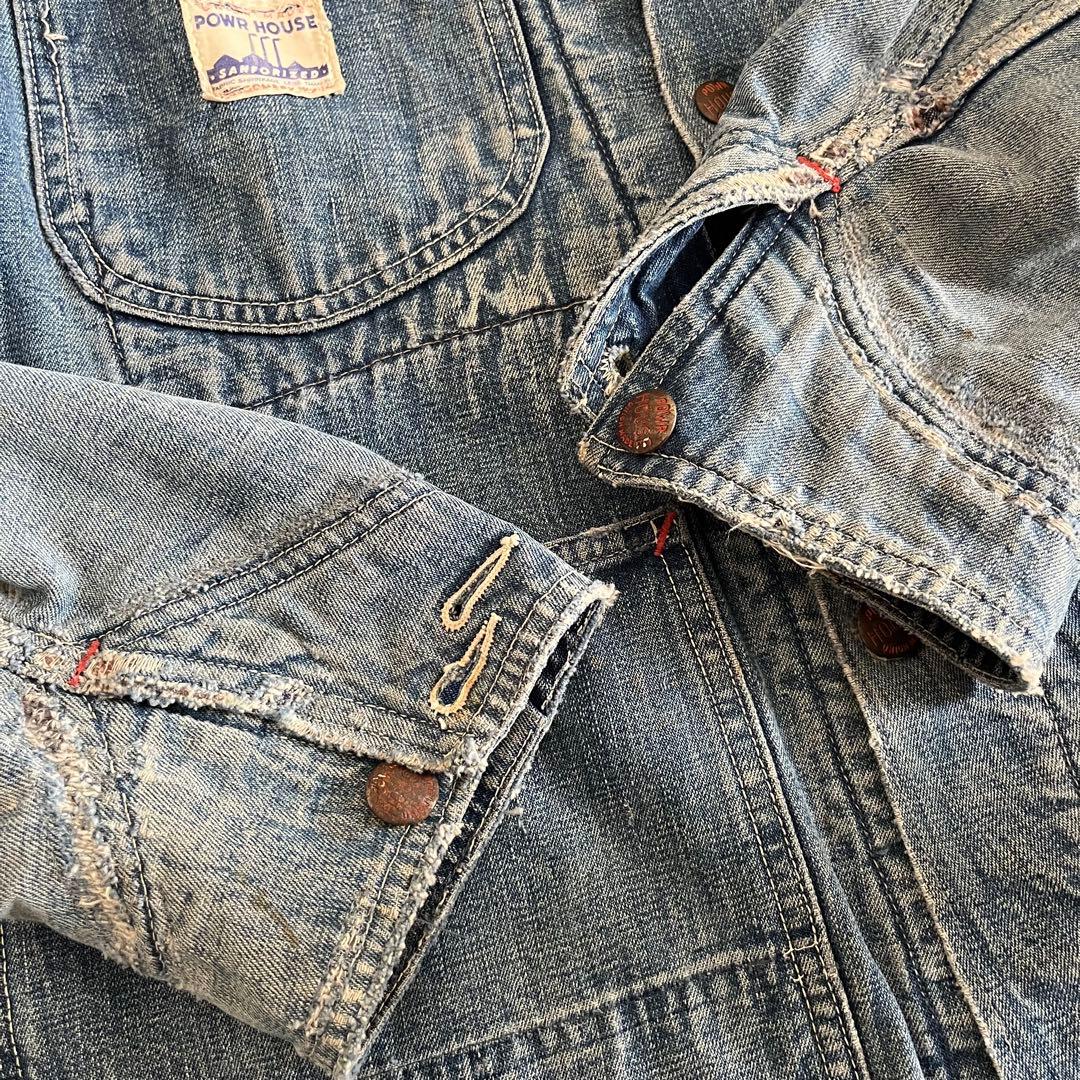 40s/50s/Powr House/36/カバーオール/WWⅡ/大戦/4ボタン