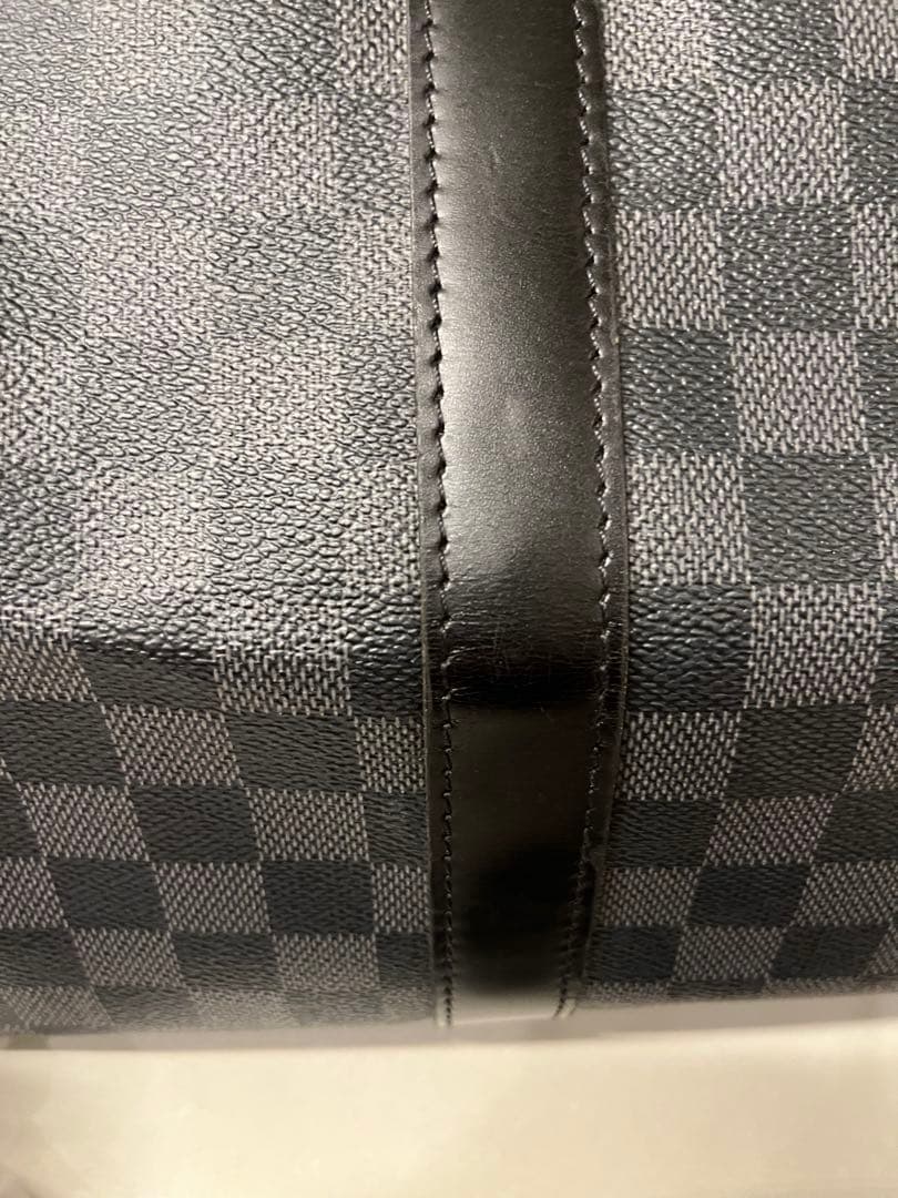 値下美品ダミエグラフィットキーポルバンドリエール55