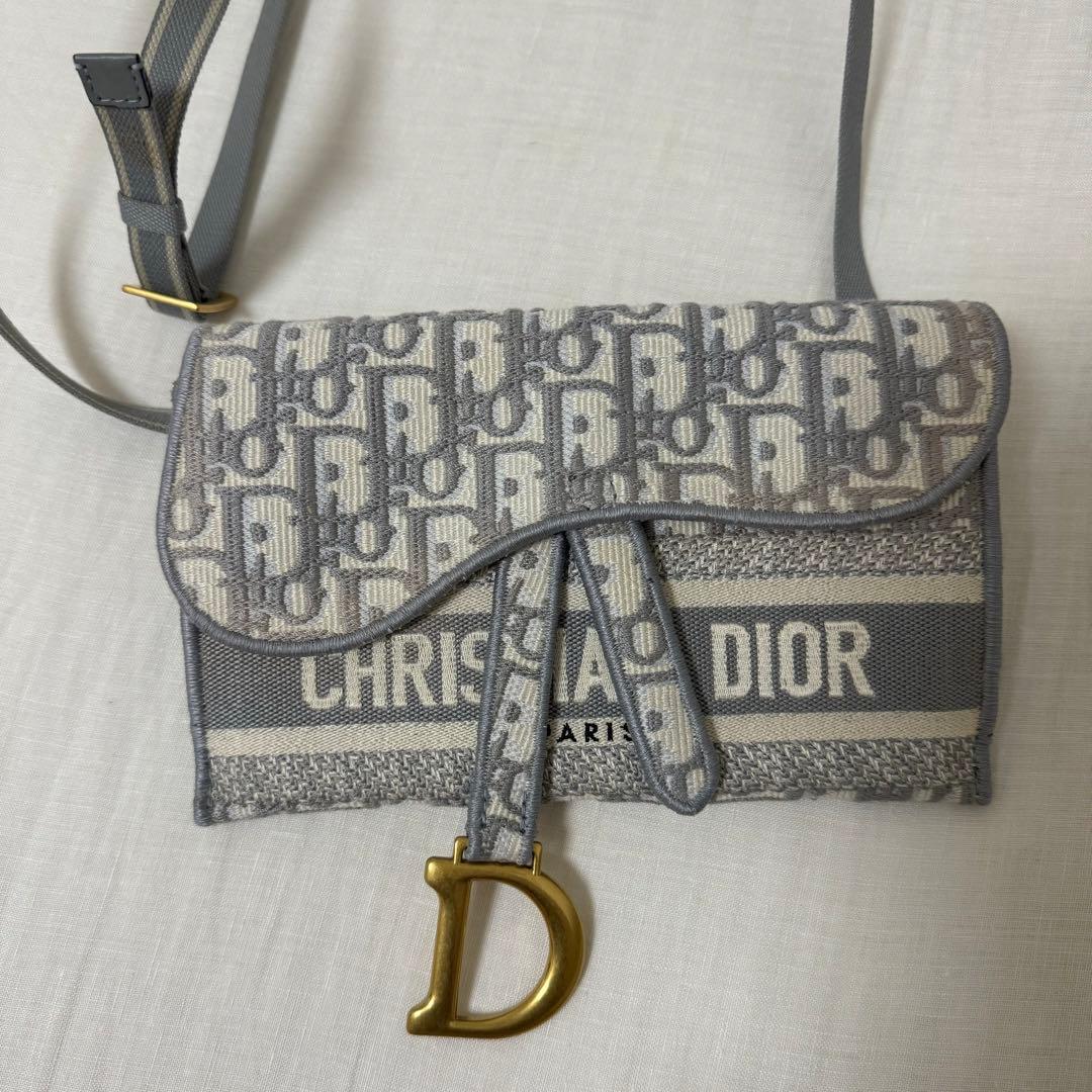 DIOR サドル スリムポーチ クラッチミニバッ グ
