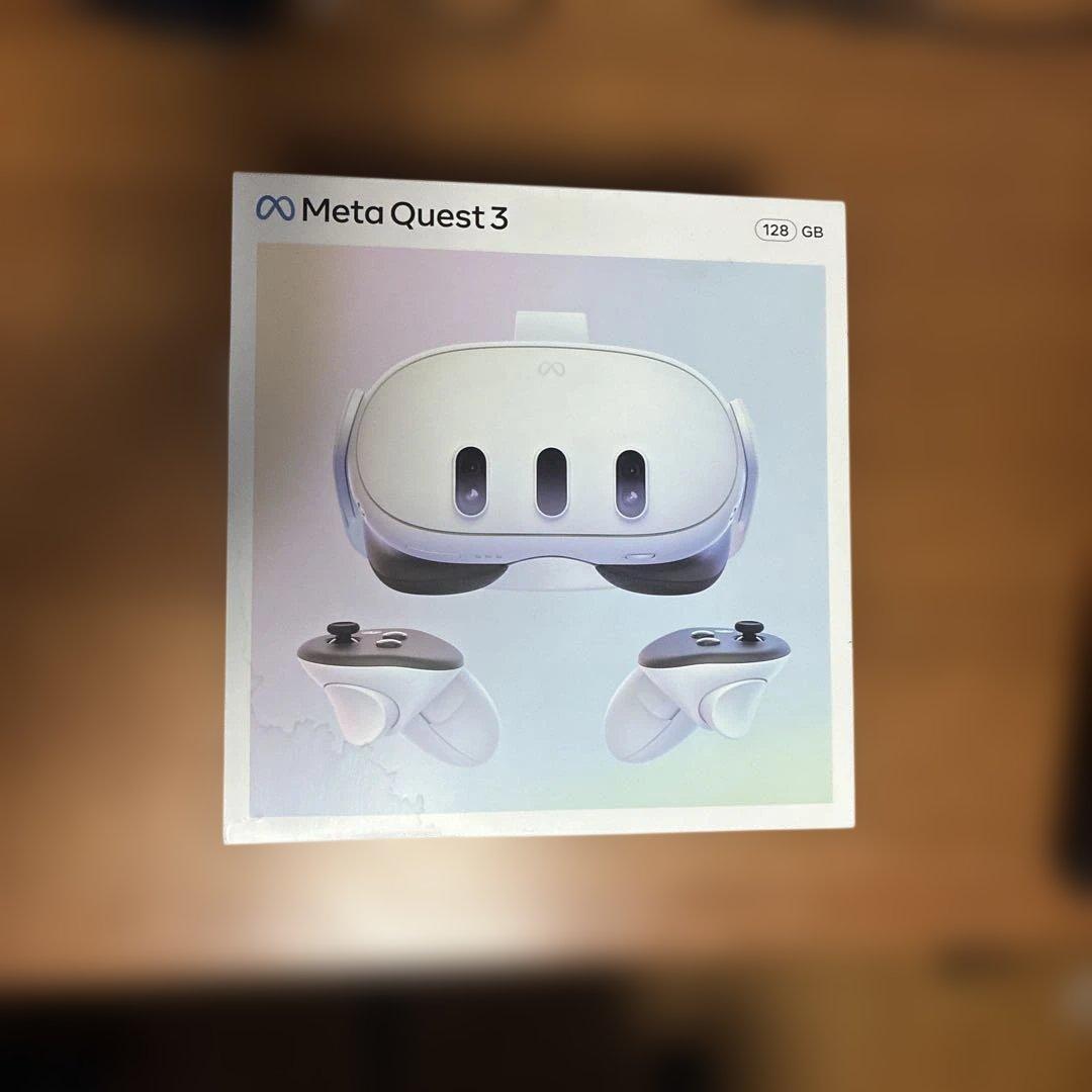 メタクエスト3 128GB 美品 ヘッドストラップ付き