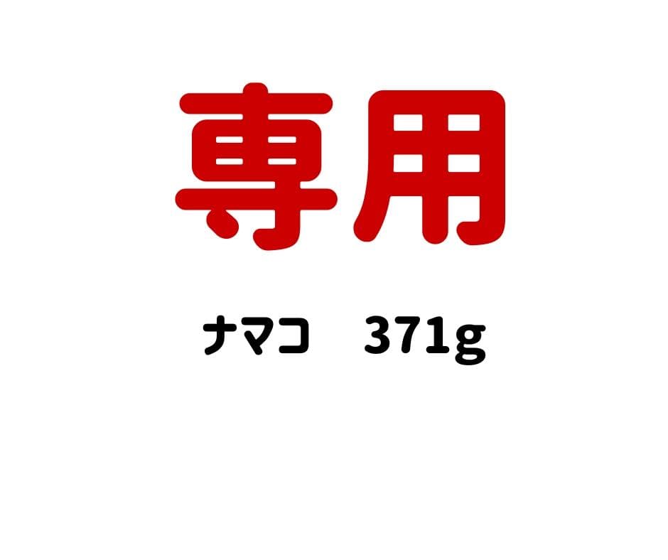 専用 ナマコ 371g