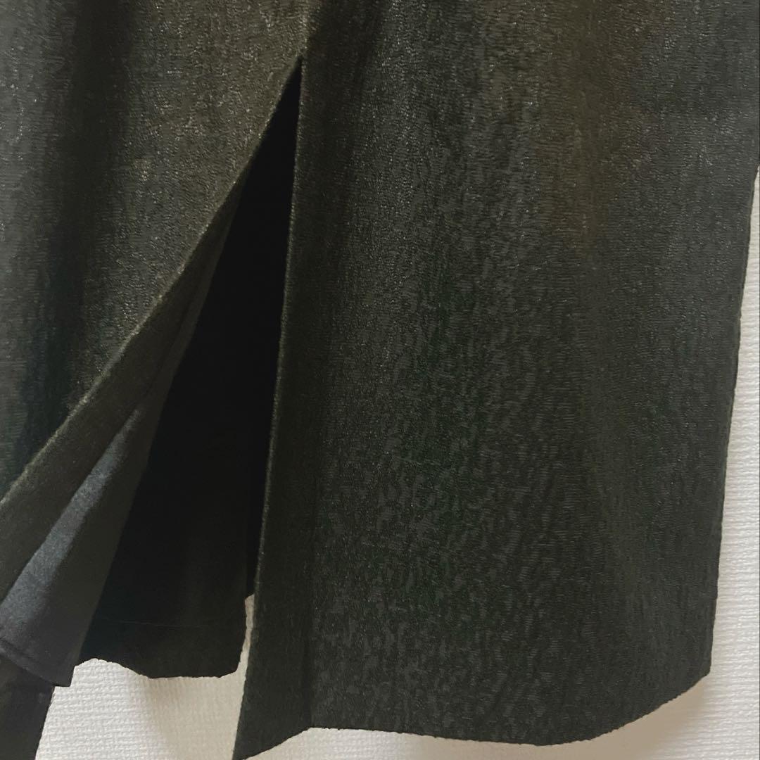 人気　カナ　ジャガード ワンピース チュール トップス セット ブラウン　S