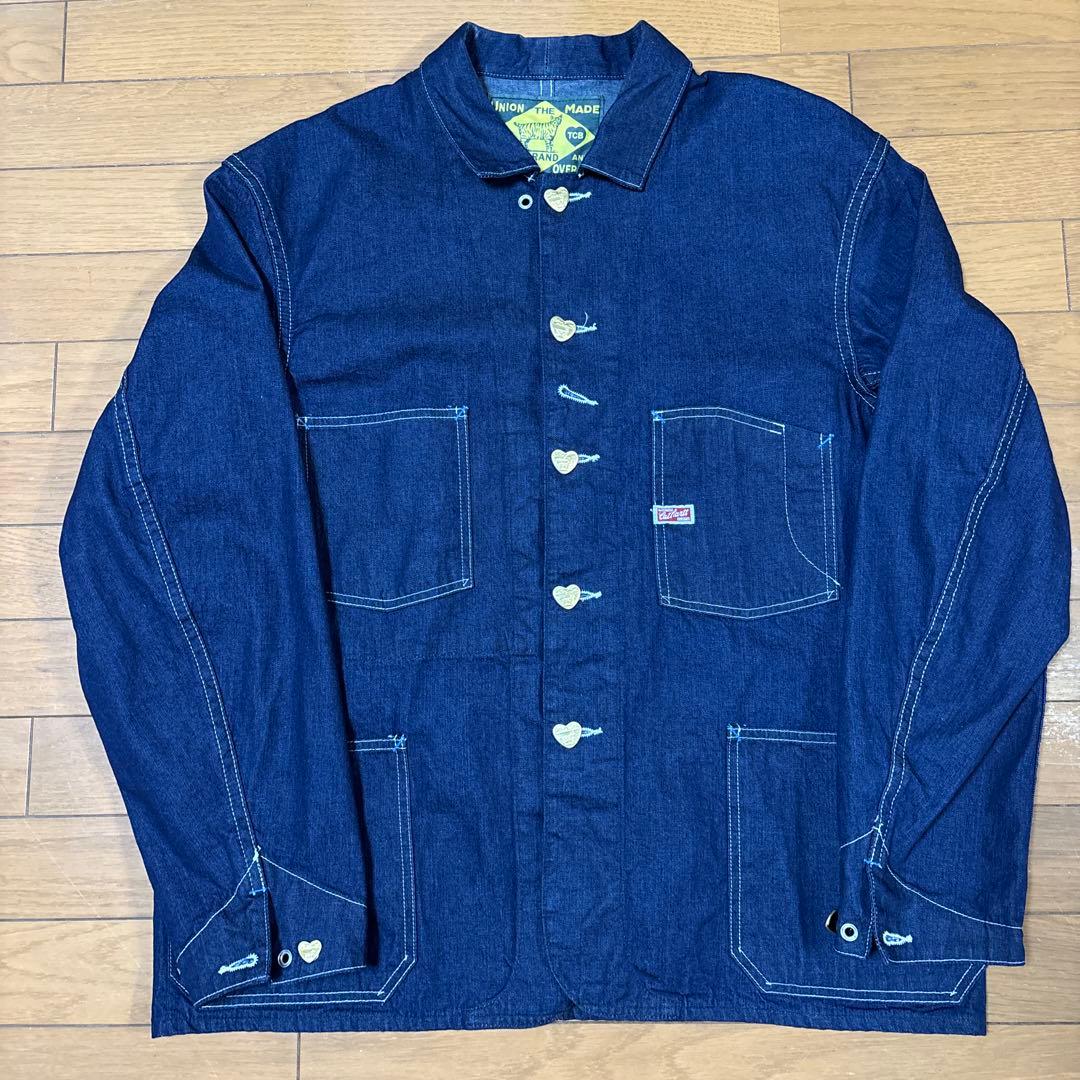 TCB インディゴデニム カバーオールサイズ42