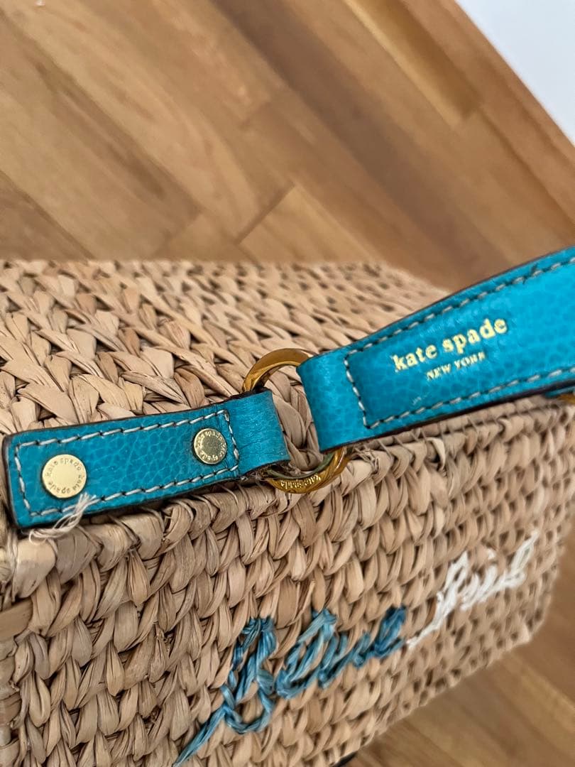 ケイトスペード Kate spade /blue bird お家型バッグ