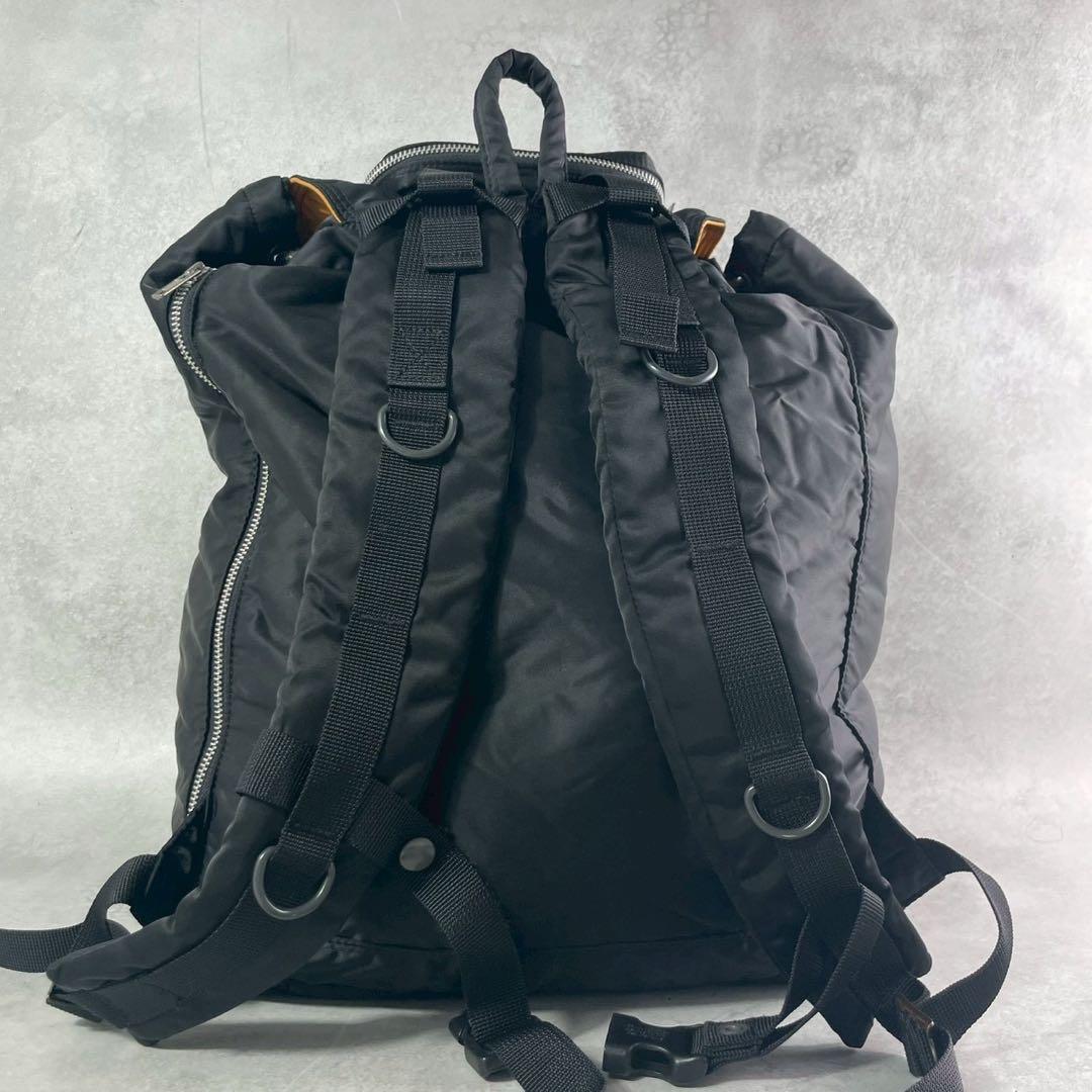 極美品✨PORTER 吉田カバン タンカー リュックサック 黒 大容量 ポケット