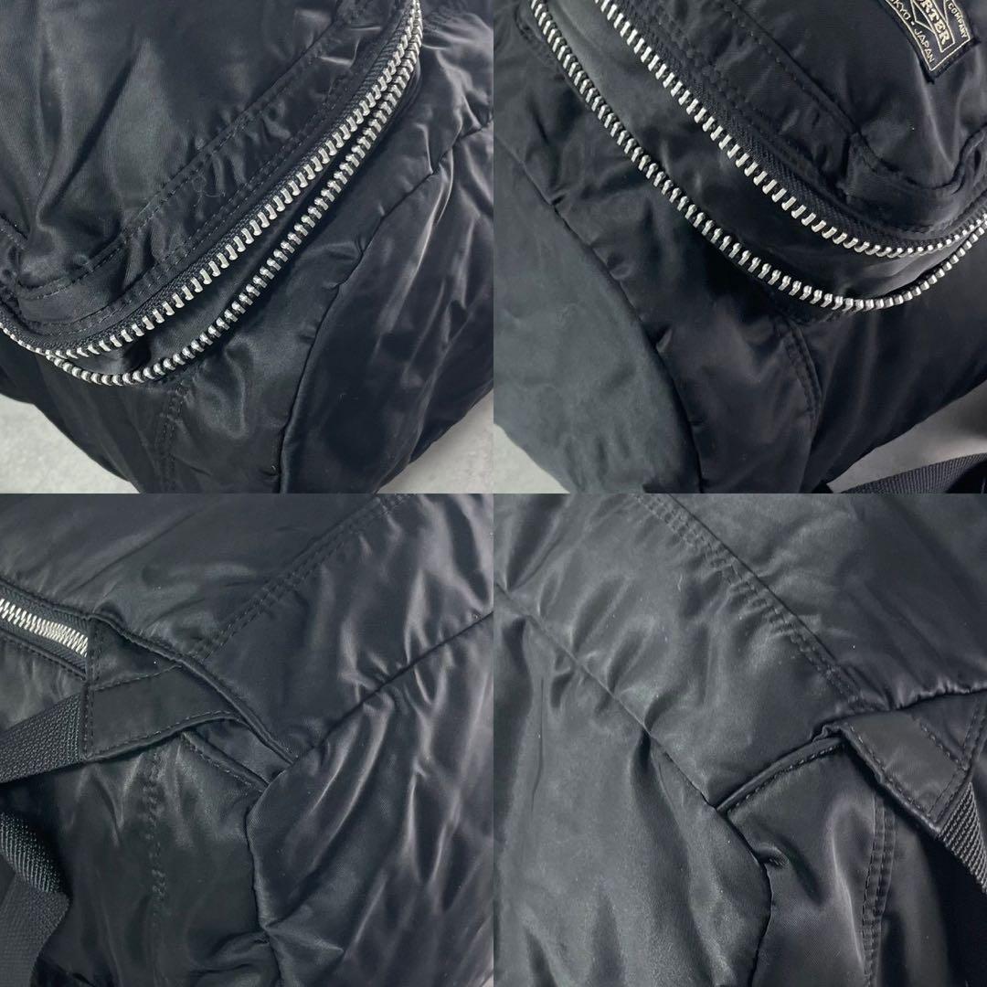 極美品✨PORTER 吉田カバン タンカー リュックサック 黒 大容量 ポケット