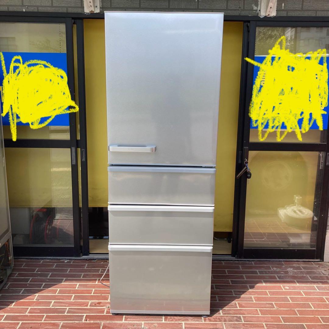 美品　AQUA AQR-36P 4ドア冷蔵庫 355L 2024年