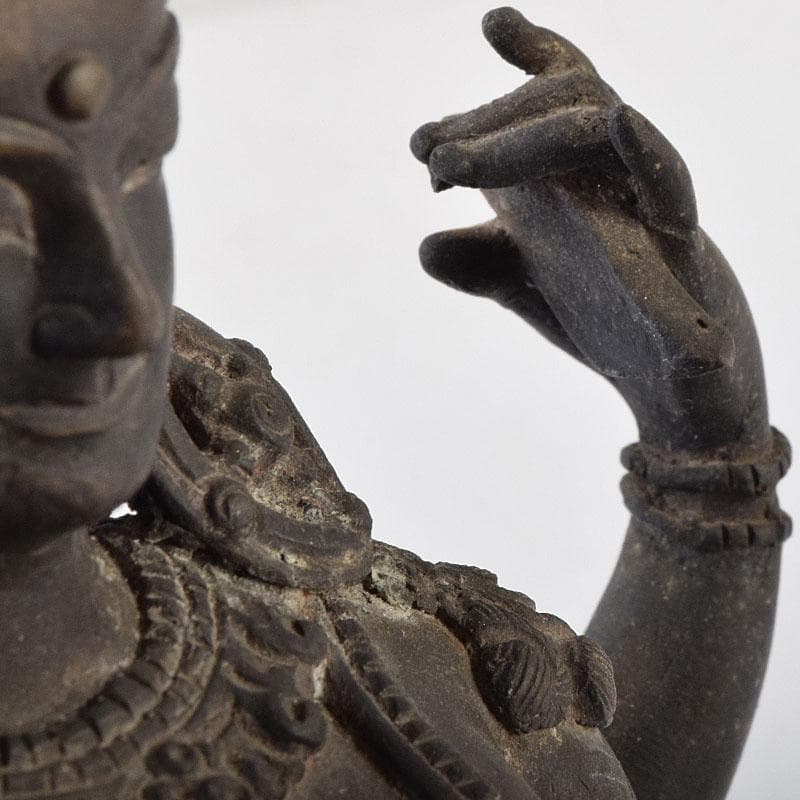 横山　中国　古銅　チベット仏　仏像　M　R9256