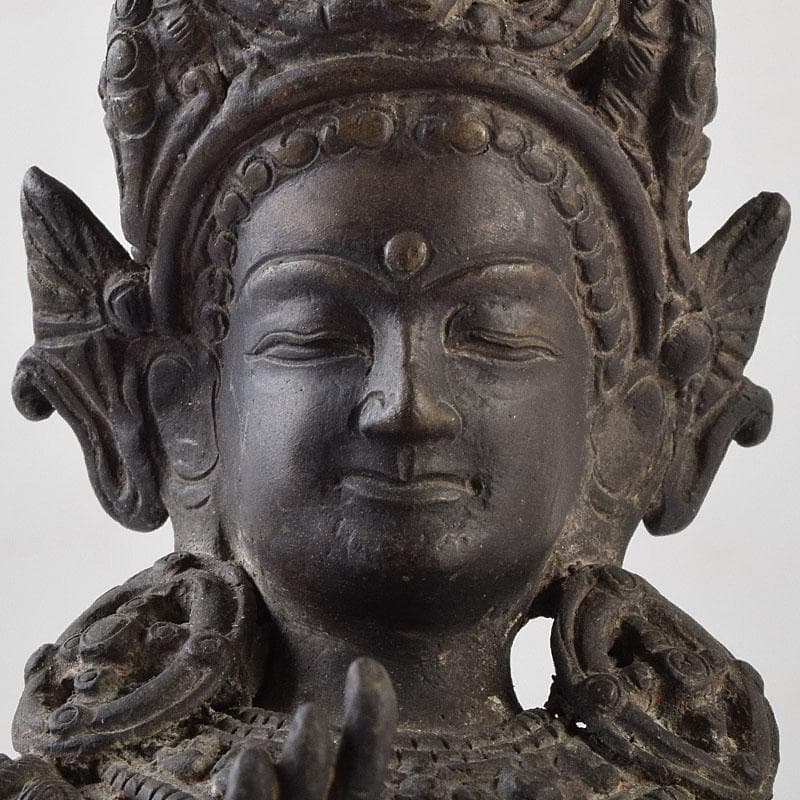 横山　中国　古銅　チベット仏　仏像　M　R9256