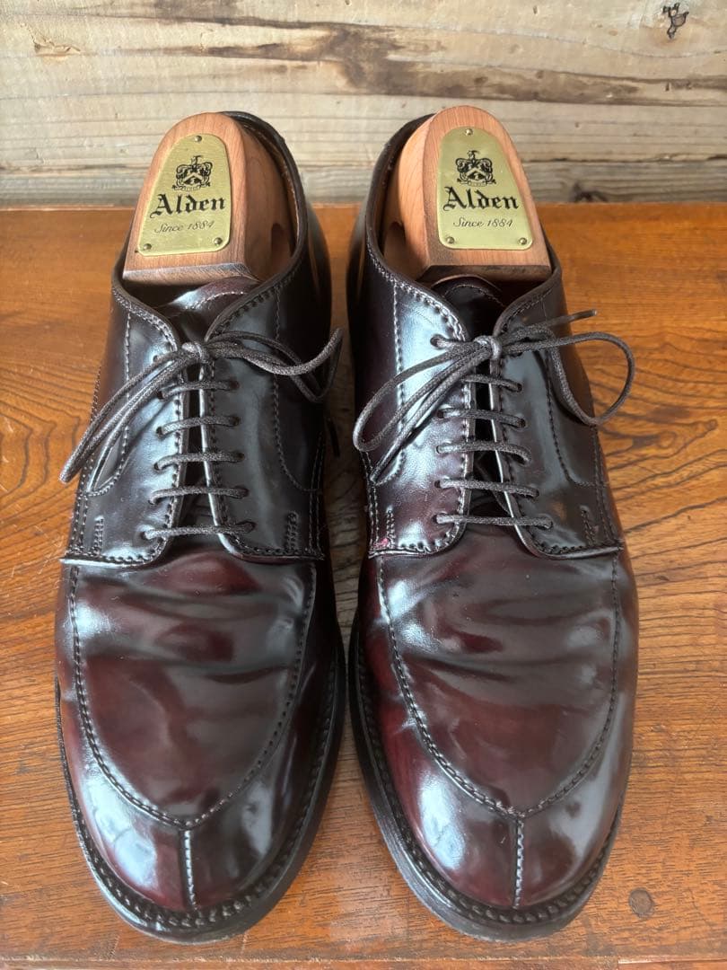 Alden オールデン　54321 vチップ 6D バーガンディ