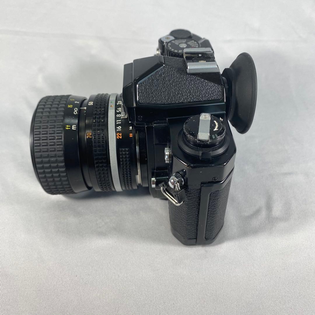 【動作OK】 Nikon ニコン New FM2 一眼レフ フィルムカメラ 黒