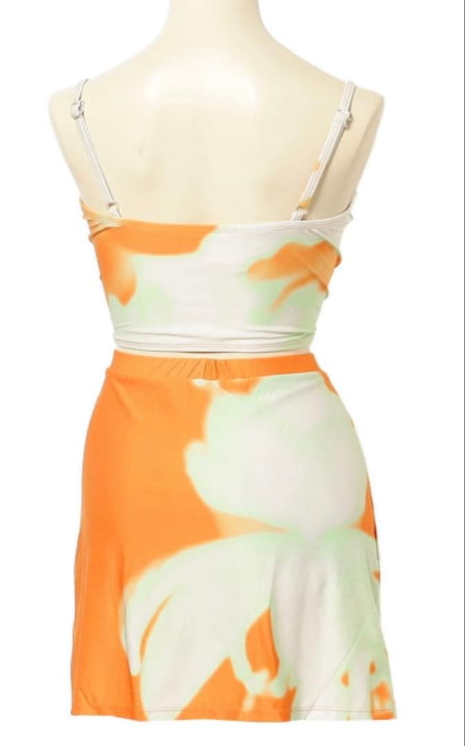 PISCESS / Flower Tube Top Skirt Set水着セット