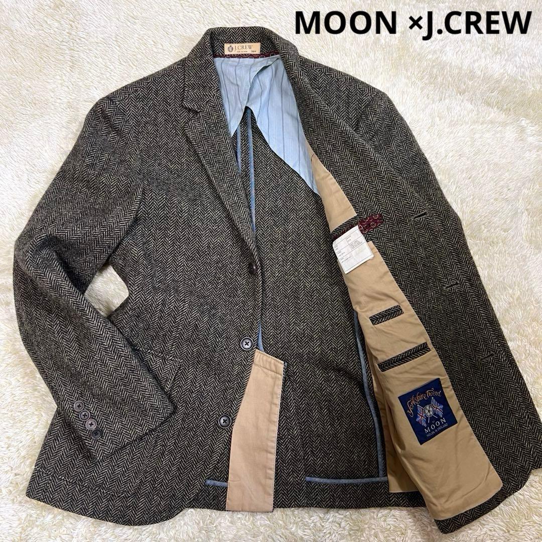 【MOON生地】 J.CREW テーラードジャケット ツイード ヘリンボーン