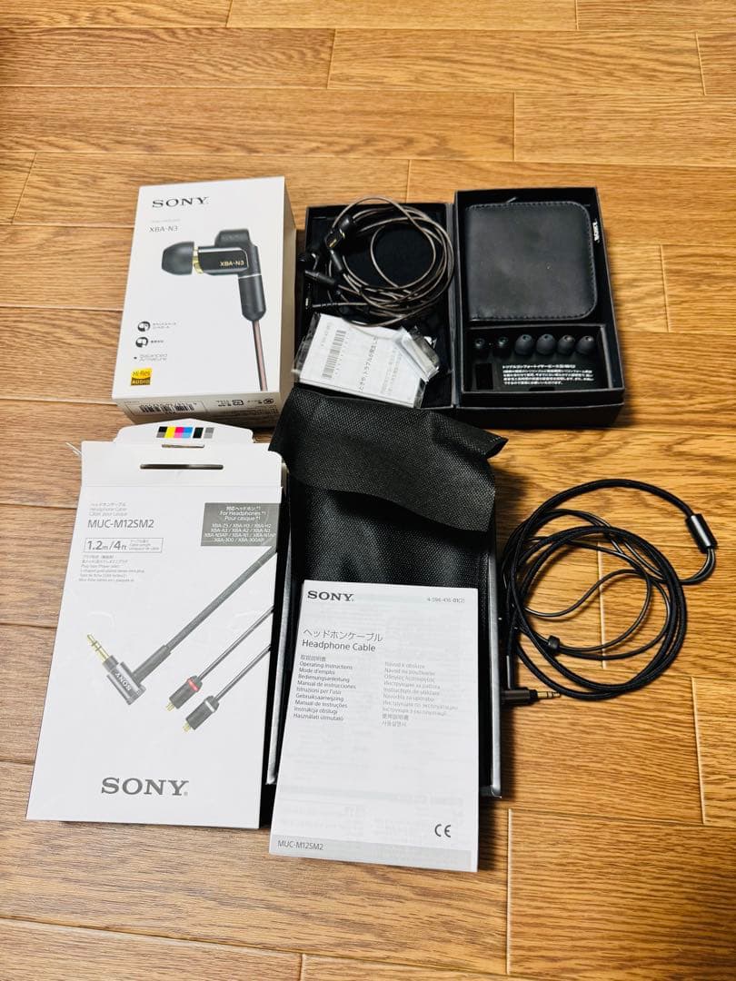 SONY XBA-N3 MUC-M12SM2 有線イヤホン　リケーブル