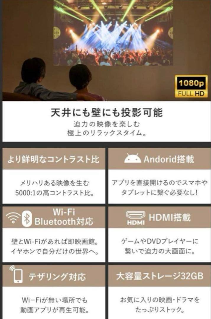 完備品　カベーニPRO2 モバイル プロジェクター
