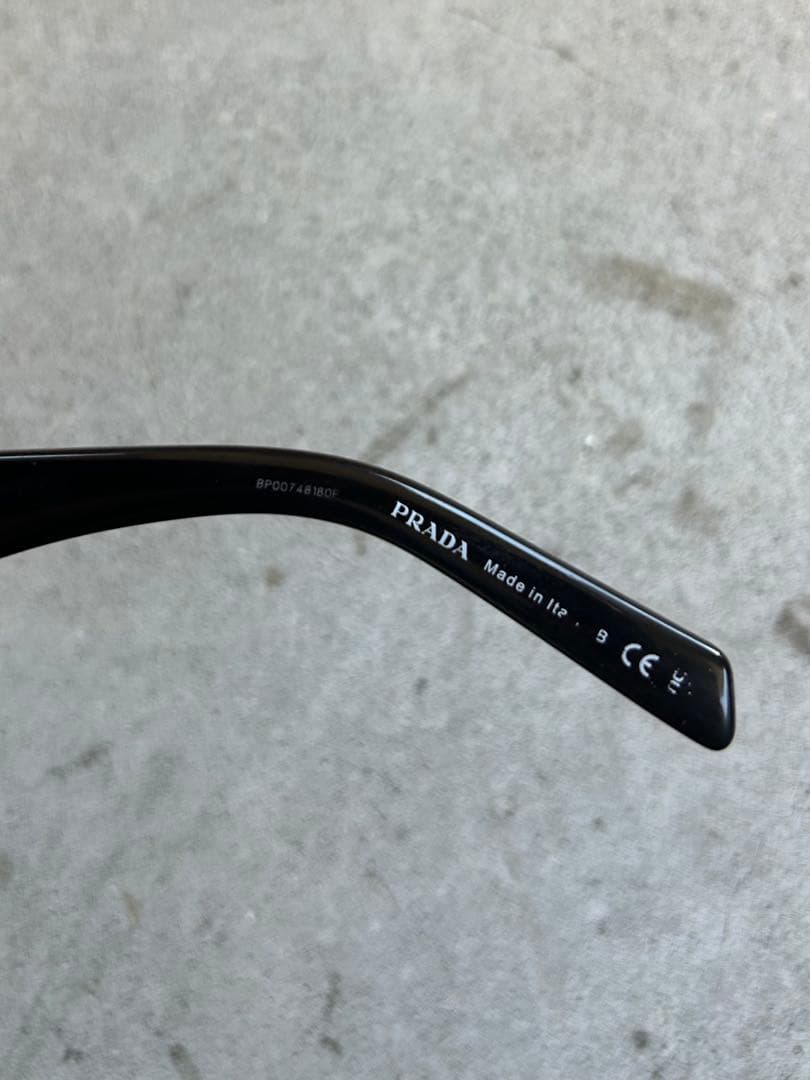 Prada Triangle Logo Sunglasses “Black”