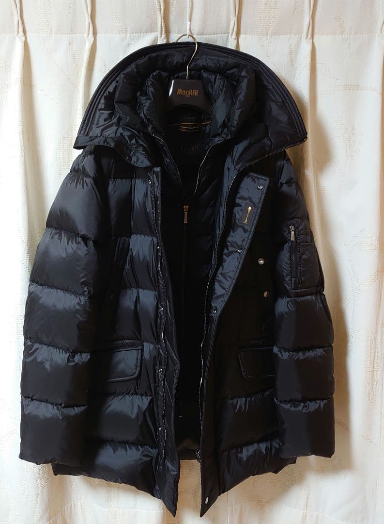 ムーレー MOORER GRIMA-SH 黒 50 ダウン ジャケット