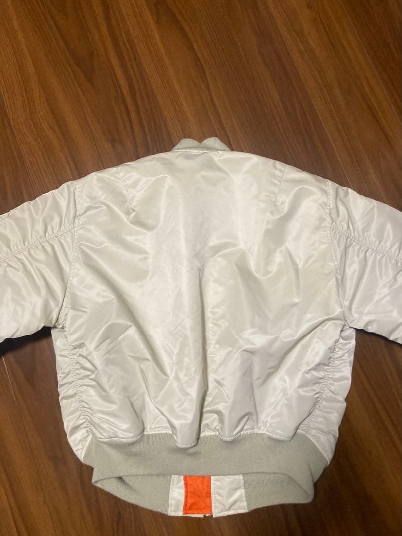 オールドユニクロ紺タグＭA1 希少カラーホワイト系サイズL