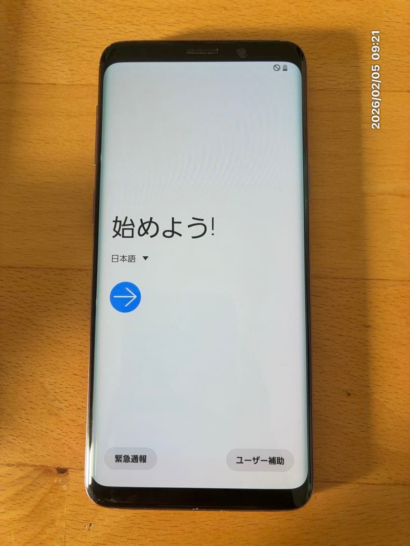 docomo Galaxys9 スマートフォン本体