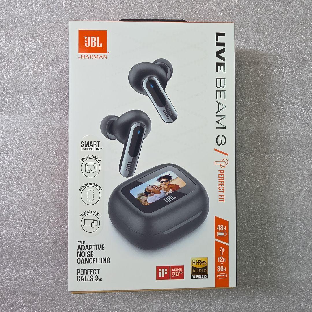 最終値下げ　　JBL LIVE BEAM 3 ワイヤレスイヤホン ブラック