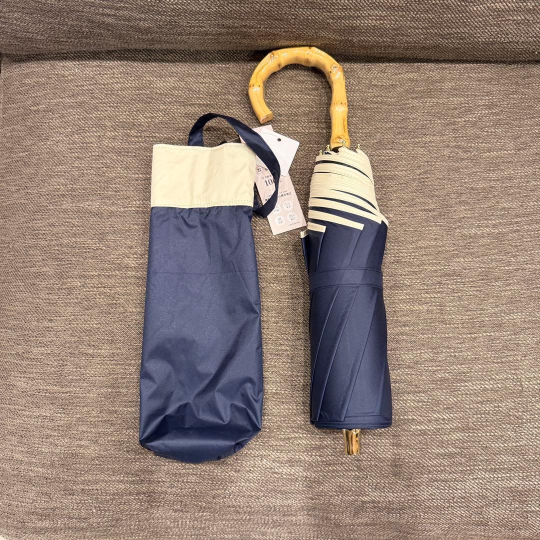 完全遮光 晴雨兼用 日傘 しいちゃん しーちゃん　成瀬愛里さん　 ネイビー