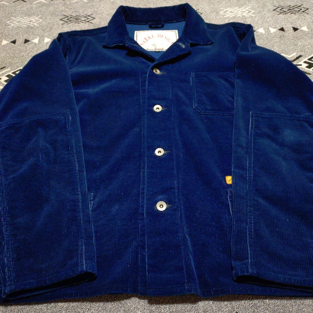NATAL DESIGN コーデュロイカバーオール M ネイビー