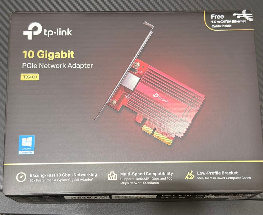 拡張カード TP-Link 10 Gigabit PCIe TX401