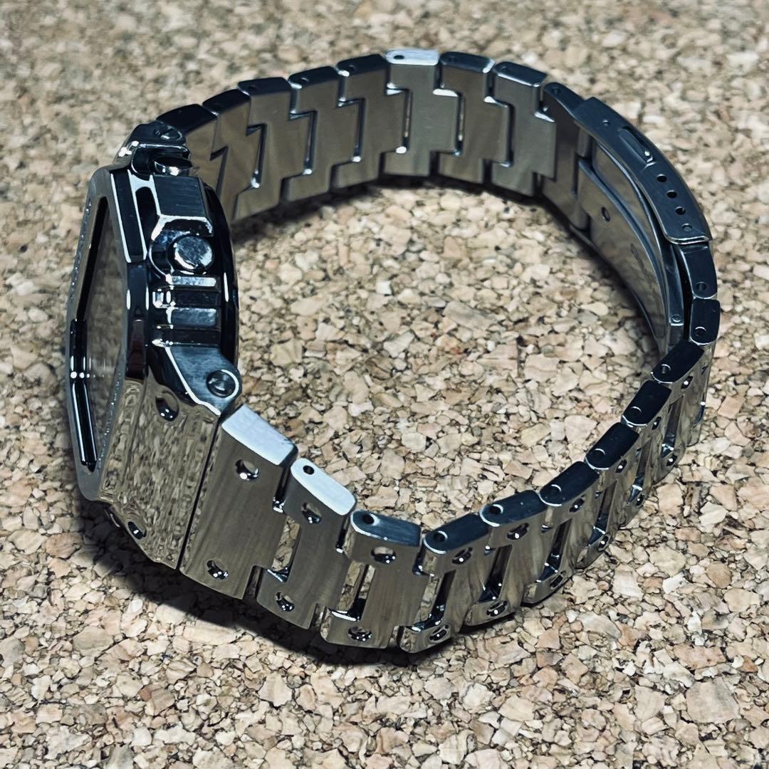 美品カシオGーSHOCK/GMWーB5000Dー1JAソーラー電波フルメタル