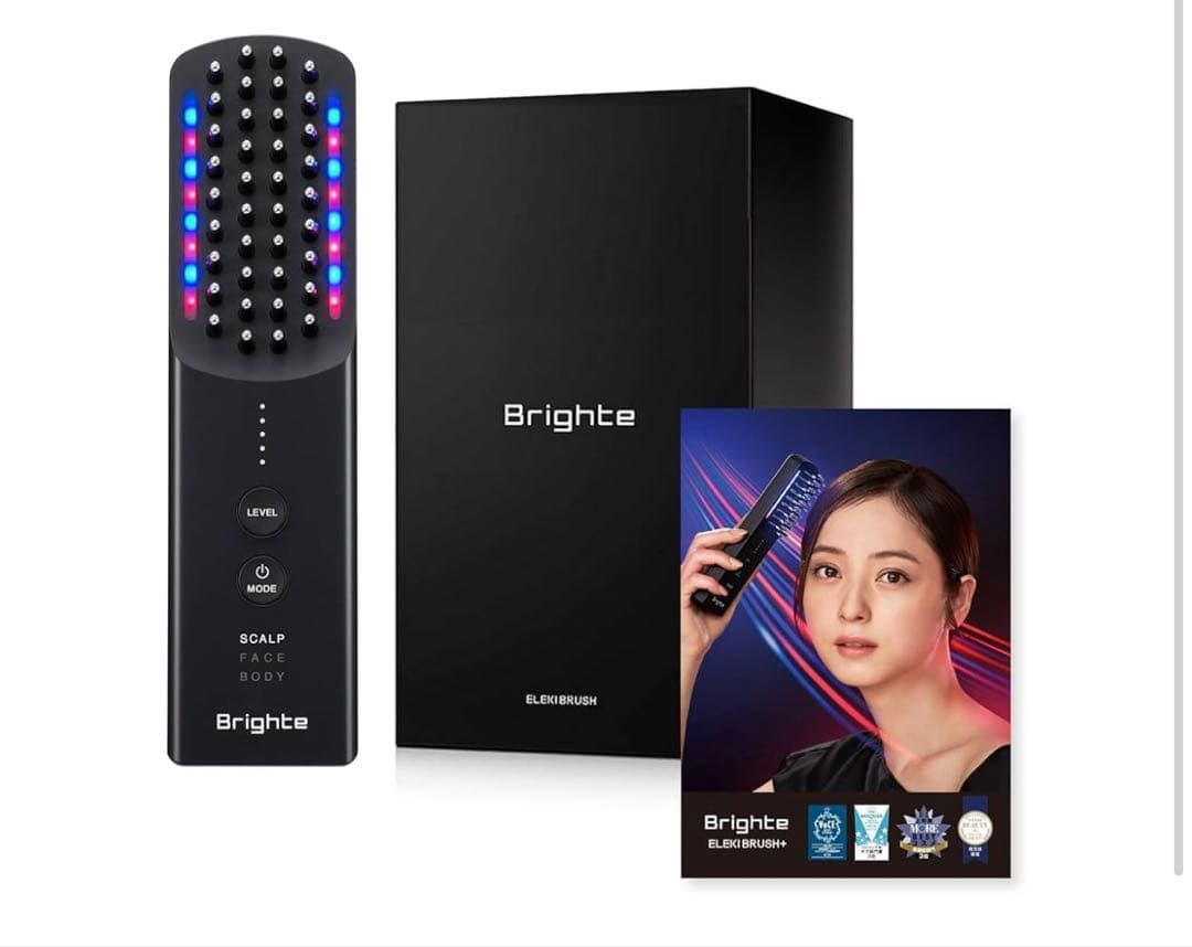 BrighteブライトELEKI BRUSH+ エレキブラシ エレキコーム等付き