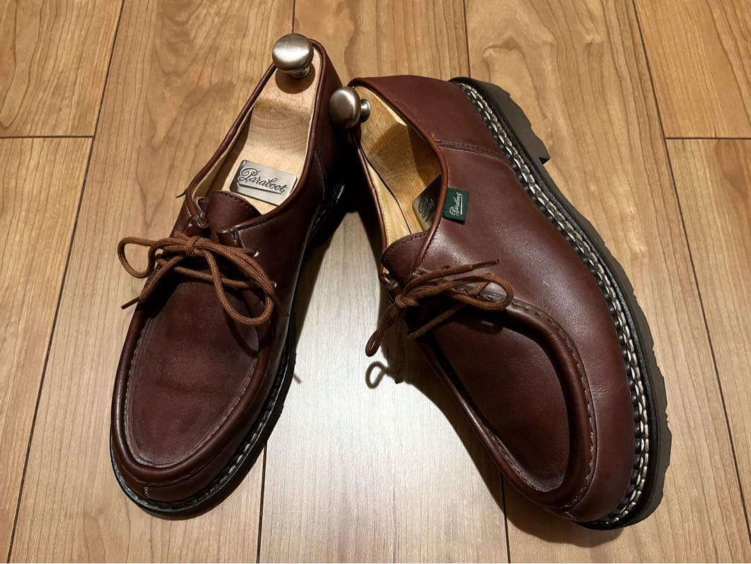 ３回着用のみの極美品★Paraboot MICHAEL サイズ41 ミカエル