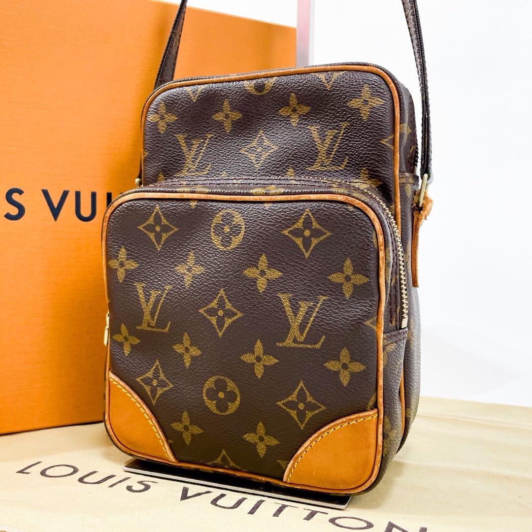 ✨美品✨ ルイヴィトン モノグラム　アマゾン　ショルダーバッグ　斜め掛け　茶