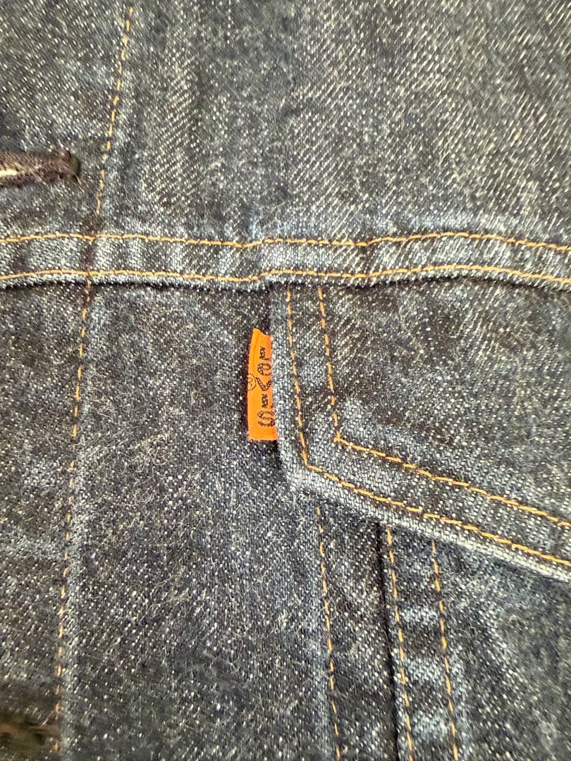 Levi's 先染めブラック デニムジャケット Lサイズ